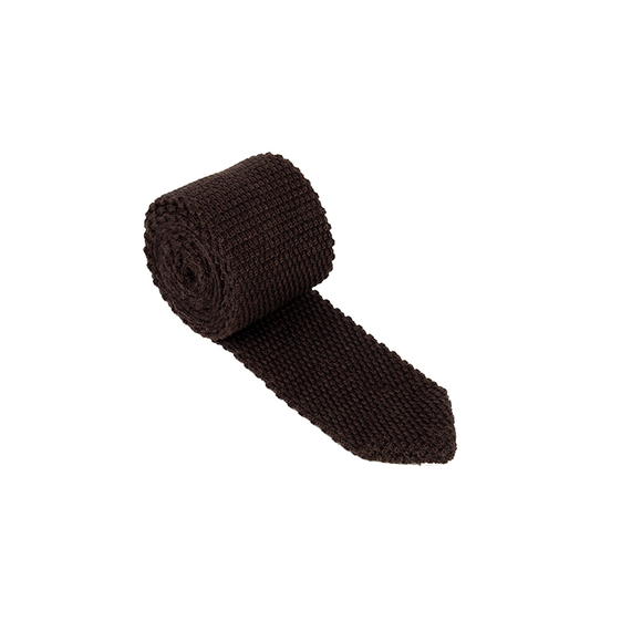 Z ZEGNA CHOCOLATE CLASSIC TIE | MENS - Picture 3 of 4